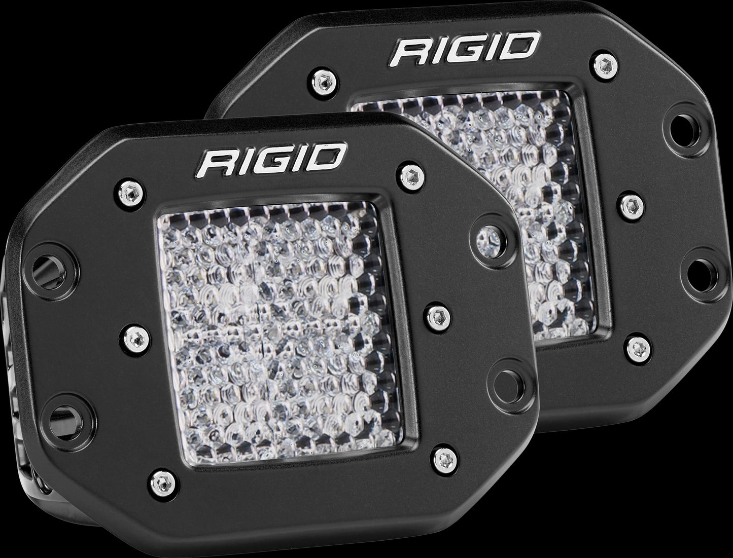 ~(4 lbs. 8X6X4)~ D-SERIES PRO DIFFUSED FLUSH MOUNT PAIR