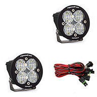 ~(5 lbs. 10X10X8)~ LED Light Pods Clear Lens Wide Cornering Pair Squadron R Sport Baja Designs