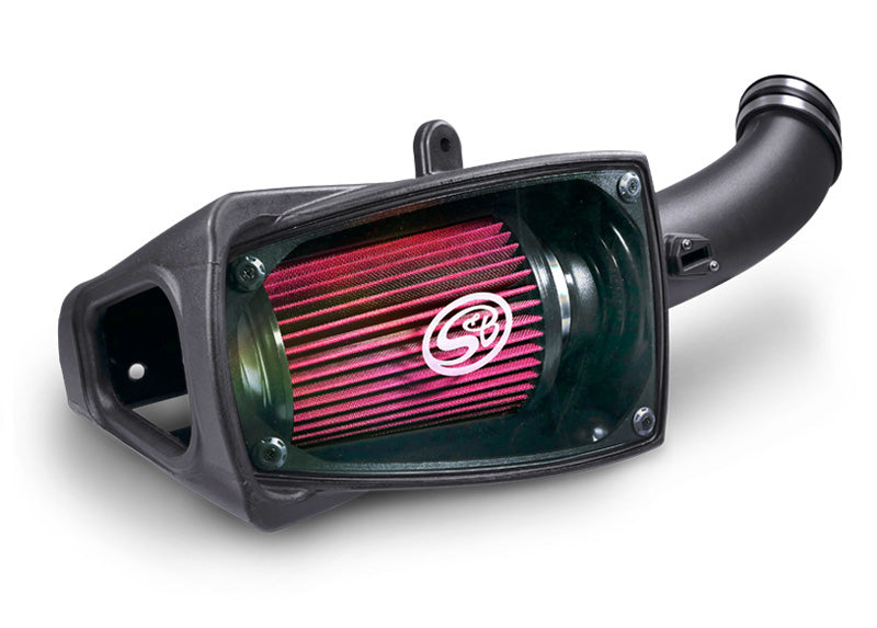 ~(13.3 lbs. 24X15X14)~ Cold Air Intake For 11-16 Ford F250 F350 V8-6.7L Powerstroke Cotton Cleanable Red S B