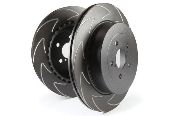 ~(30 lbs. 12X6X6)~ EBC VEE SLOT SPORT ROTOR KIT BSD V-Grooved Sport Street and Track Rotors Ideal for European sport compact cars fast imports and american muscle cars alike. EBCs BSD rotors feature a revolutionary new V-Groove pattern which improves heat